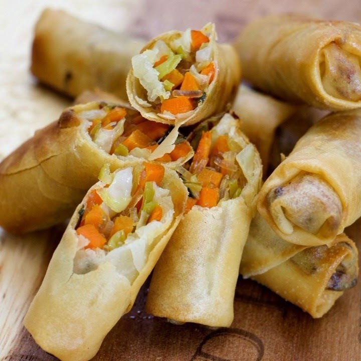 Vegetarische loempia's