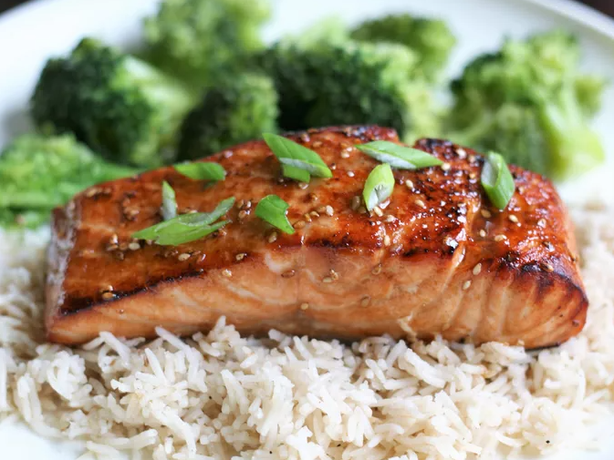 Teriyaki zalm