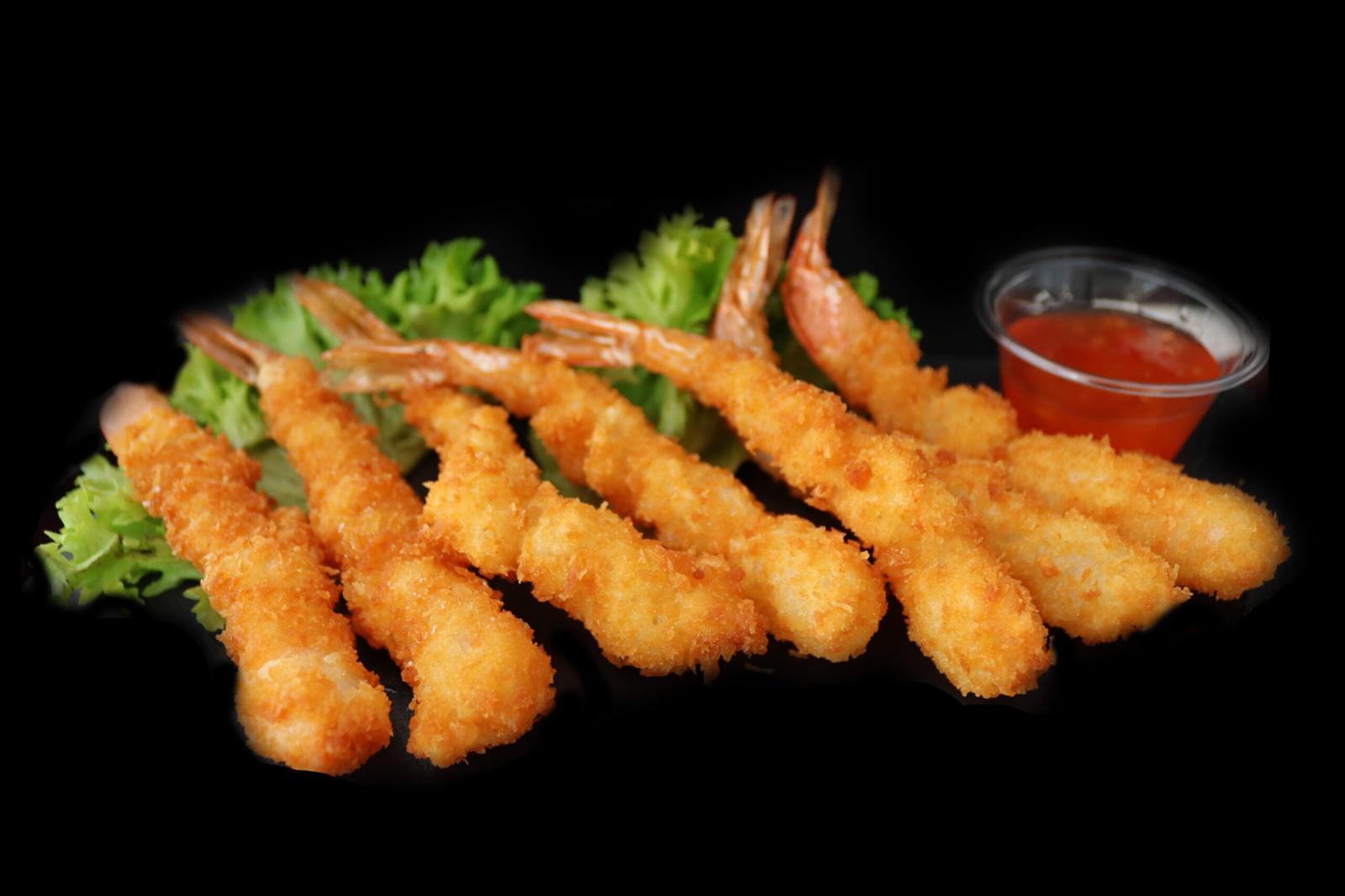 Tempura van scampi