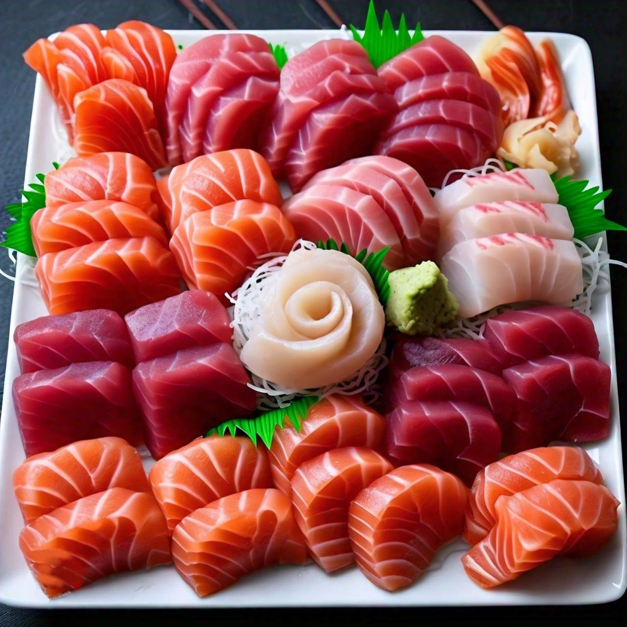 Sashimi zalm/tonijn (18 stuks)