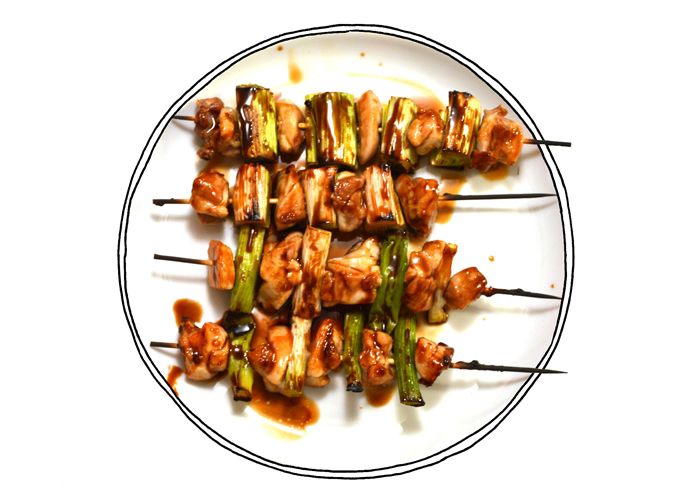 Yakitori kip sate